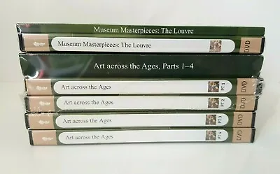 The Great Courses: Art Across The Ages Museum Masterpieces The Louvre Guidebooks • $99.99
