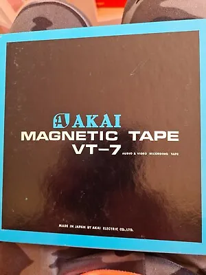 Akai 7  Magnectic Reel To Reel Tape VT-7 New And Boxed • £60