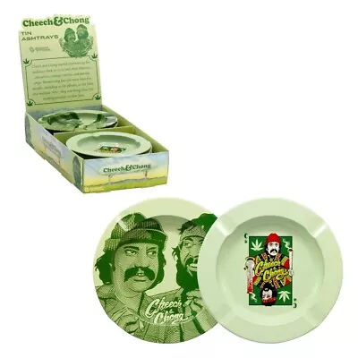 Smoking Ashtray Cheech And Chong Ashtray Metal Cigar Ashtray • $12.99