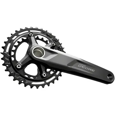 Shimano Deore FC-M4100-2 Crankset 175mm 10-Speed 36/26t 96/64 BCD Black • $70.80