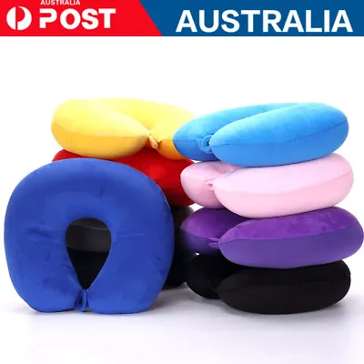 $15 • Buy U Shaped Travel Pillow Particles Microbeads Neck Car Plane Pillows Soft Cushion