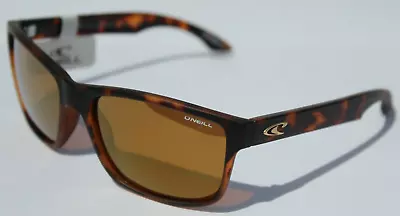 O'NEILL Anso POLARIZED Sunglasses Matte Tortoise/Bronze Mirror Surf/Beach NEW • $39.99