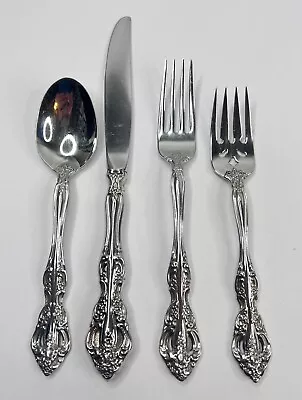 Oneida Michelangelo 4 Pieces Knife Dinner Fork Salad Fork Soup Spoon Stainless • $21.55