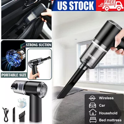 $11.19 • Buy 120W Cordless Handheld Vacuum Cleaner Small Mini Portable Car Auto Home Wireless
