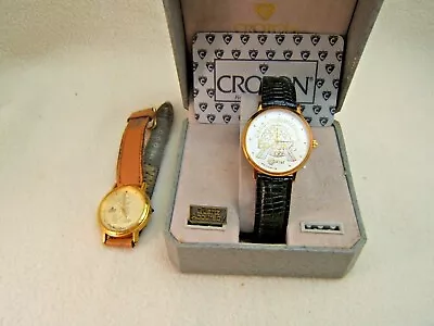 Croton Epcot Limited Edition Disney Watch In Box New Battery Works + Mickey Loru • $60