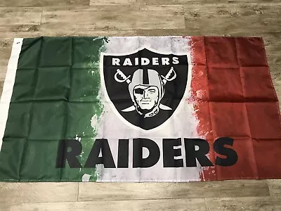 LOS ANGELES LAS VEGAS Oakland Raiders Mexico Flag - 3x5 Ft LOS RAIDERS 2022 • $19.88