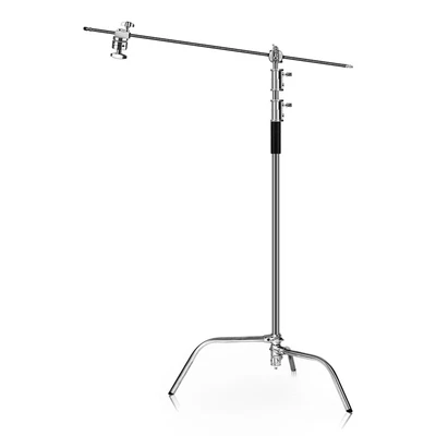 HRIDZ Stainless Steel Heavy Duty C-Stand With Boom Arm For Monolight Softbox • $182.85
