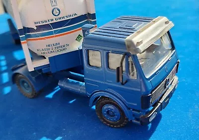 Conrad 1-50 Model Trucks Mercedes Messer Griesheim Liquid Helium - Hardly Used • £50