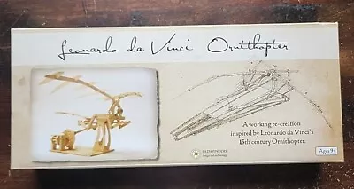 Leonardo Da Vinci Ornithopter Wood Kit Model-New-Sealed-Ages 9+ • $24.99