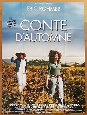 CONTE D'AUTOMNE Eric Rohmer Original LARGE French Movie Poster  • $100