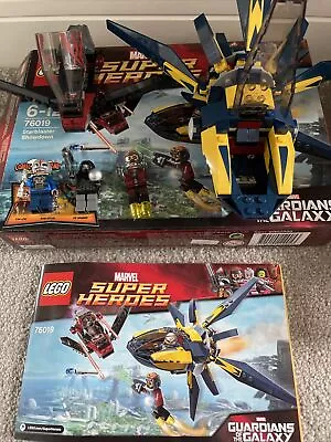 LEGO Super Heroes 76019 Starblaster Showdown With Box Instructions & All Figs • £20