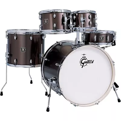 Gretsch Drums Energy 5-Piece Shell Pack Grey Steel LN • $483.12