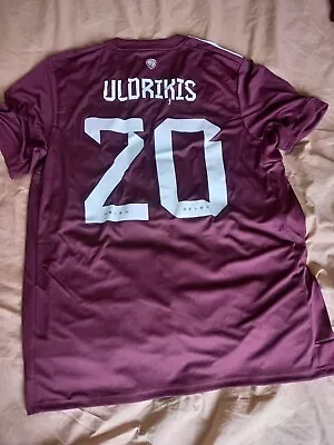 Football Match Worn T-shirt. National Football Teams. Uefa. Fifa. Latvia. Cyprus • $99.54