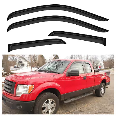 For 04-14 F150 Extended Cab Slim Style Window Visor Vent Shade Guard Deflector • $28.86
