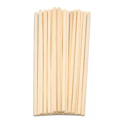 Wooden Dowel Rods 1/4 X 12 Inch Unfinished Sticks Crafts & DIY | Woodpeckers • $90.99