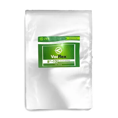 $19.99 • Buy VacFlex - 8  X 12  Premium Vacuum Sealer Bags (100 PACK)