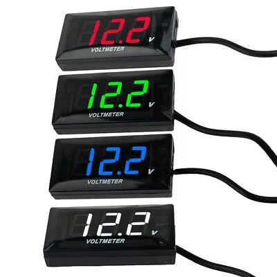 High Quality 12V DC LED Digital Monitor Volt Meter Battery Gauge CaravanCar • £10.78