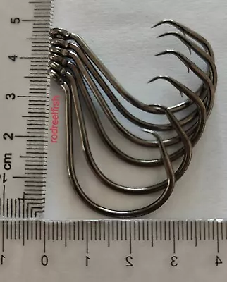 5/0 Quality Chemically Sharpened Octopus Offset Circle Hooks 100pack  • $13.99