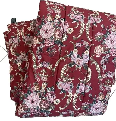Vintage Ralph Lauren Danielle Marseilles Red Floral Full/Queen Comforter • $75
