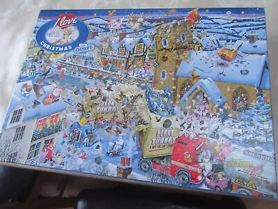 Mike Jupp I Love Christmas 1000 Piece Jigsaw Complete • £7.90
