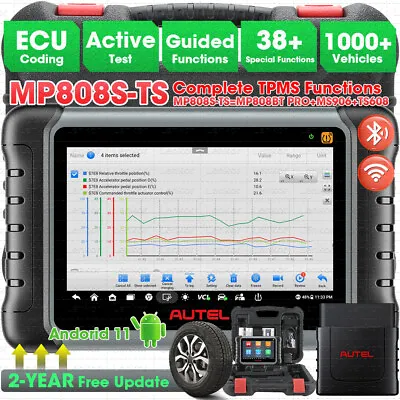 Autel MaxiPRO MP808S-TS Auto OBD2 Diagnostic Scanner Key Coding TPMS Programming • $749.99