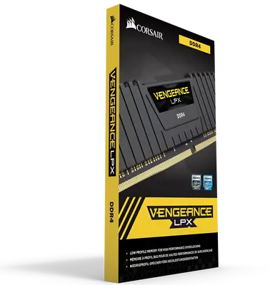 Corsair Vengeance LPX 16GB (2x8GB) DDR4 2666MHz C16 Desktop Gaming Memory Black • $138