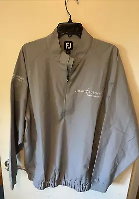 FootJoy Jacket -  Men's Large Golf Performance Pullover 1/2 Zip Windshirt NWT • $25