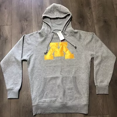 Antigua Mens Minnesota Hoodie Sweatshirt Adult M Gray Long Sleeve • $22.99