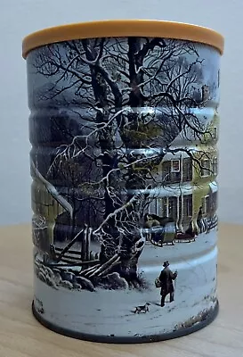 Vintage Currier & Ives Maxwell House Small Coffee Can GUC • $5.99