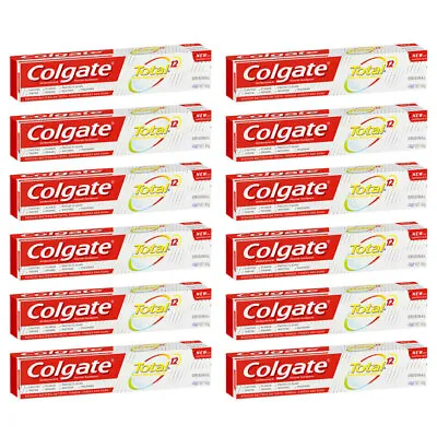 12x Colgate Total 40g Antibacterial Fluoride Toothpaste F/Cavities/Plaque/Enamel • $36