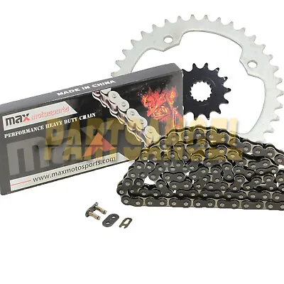 Black Drive Chain And Sprockets Kit For Yamaha Raptor 700 700R YFM700R 2006-2022 • $39.99