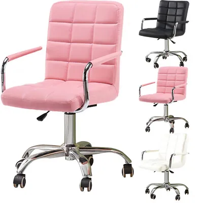 $88.88 • Buy Home Office Chair Leather Executive Computer Chair Swivel Desk Chair Work Study