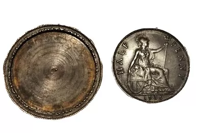 £55 • Buy 1920 & 1936 Penny And Halfpenny Authentic Vintage 2 Coins For Magic Trick GB UK
