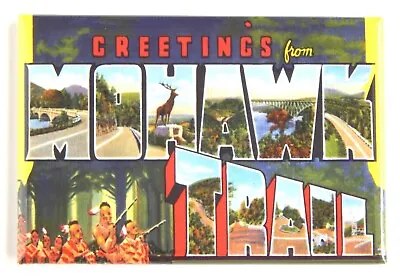 Greetings From Mohawk Trail Massachusetts FRIDGE MAGNET Souvenir  Style A  • $7.49