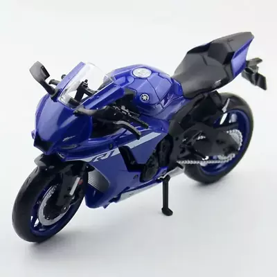 1/12 Scale Yamaha YZF-R1M Motorcycle Model Toy Alloy Diecast Simulation Models • £17.99