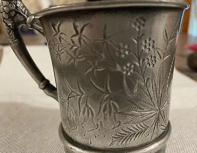 Antique Pairpoint Quadruple Plate Silver 3 Inch Mug Cup • $17.50