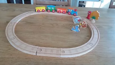 £5.99 • Buy Thomas And Friends Learning Curve Wooden Train Track  + Circus Magnetic Train