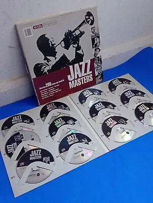 JAZZ MASTERS 12 CD Box SET COUNT BASIE OSCAR PETERSEN GLENN MILLER 200 SONGS VGC • £9.97