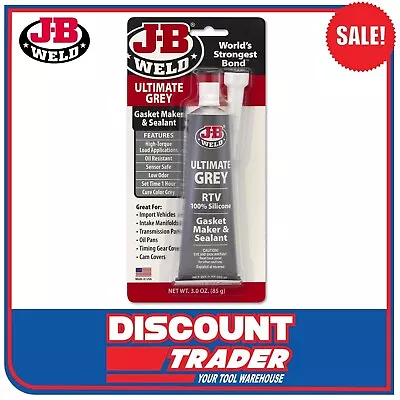 $15.95 • Buy J-B Weld Ultimate Grey 100% RTV Silicone Gasket Maker And Sealant JB - 32327
