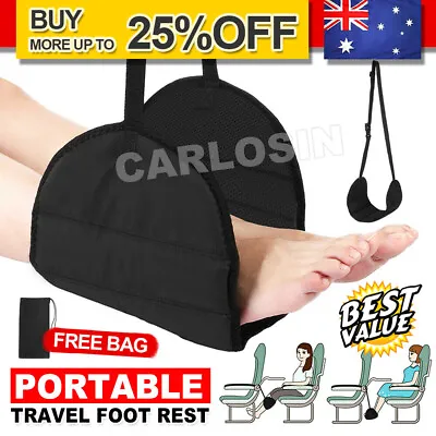 $7.45 • Buy Travel Foot Rest Footrest Leg Pillow Flight Memory Foam Cushion Hammock AU STOCK