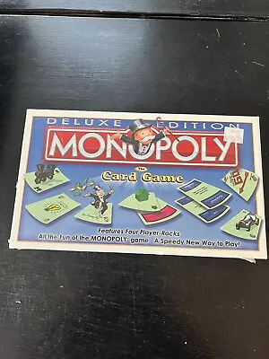 Monopoly Deluxe Edition The Card Game 2000 New Sealed • $21.60
