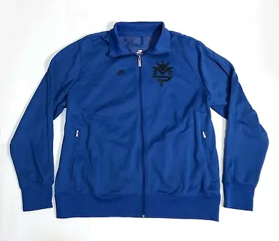 $124.44 • Buy NIKE X Manny Pacquiao BLUE TRACK ZIP Jacket XXL 2X Filipino Philippines Stitch