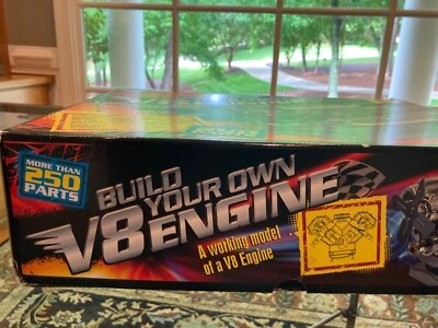 $29.99 • Buy Build-Your-Own V-8 Engine Model Kit, Working Model With Moving Parts & Sound