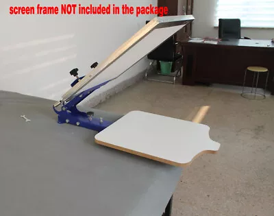 Table-board Fixed One Color Screen Machine For Single Color T- Shirt Printing    • $125