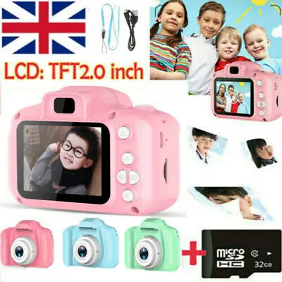£13.29 • Buy Children Kids Gift LCD Camera For Mini Toy Digital Children Camera UK 1080P HD