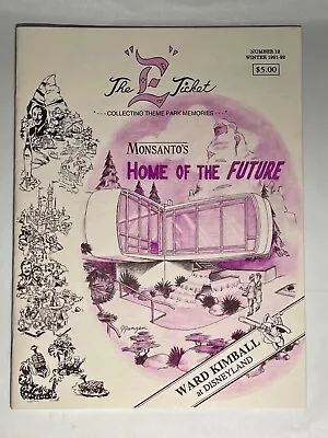E Ticket Disneyland Magazine  Home Of The Future  #12 Winter 1991 Mint Condition • $90