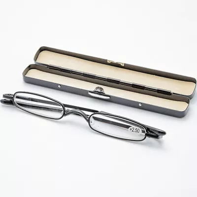 Readers Slim Glasses Glasses With Metal Case Mini Reading Glasses Metal Frame • $9.60