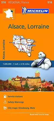 £5.98 • Buy Alsace, Lorraine: Map: 516 (Michelin Regional Maps)