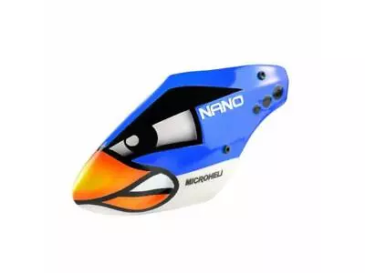 £23.49 • Buy Airbrush Fiberglass Blue Angry Bird Canopy - BLADE NANO CPX/S2/S3