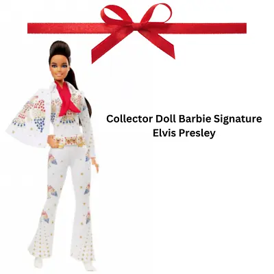 Barbie Signature Elvis Presley Barbie Collector Doll -  American Eagle  Jumpsuit • $79